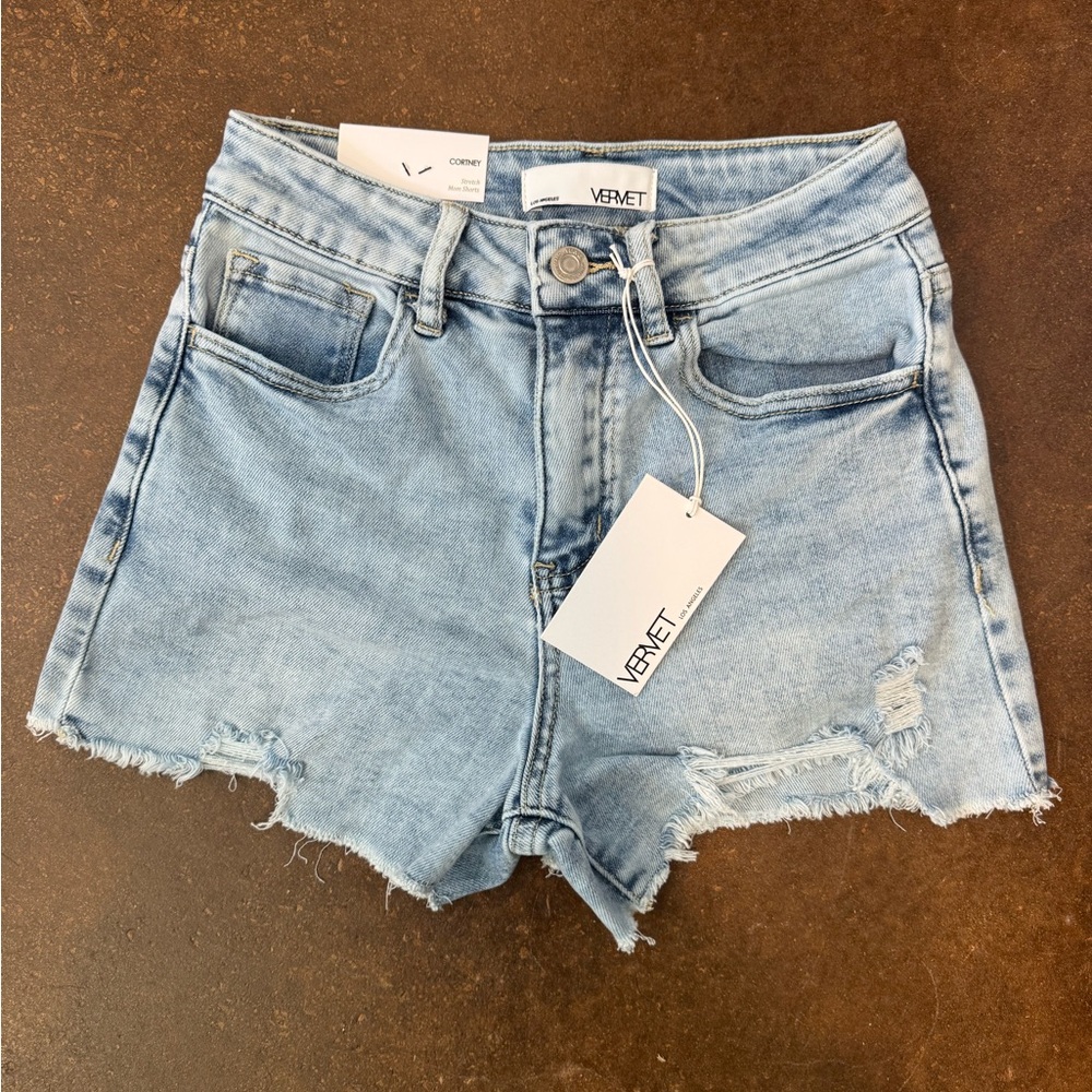 *BRAND NEW* Vervet Los Angeles - Cortney denim cutoff shorts [w/ tags]